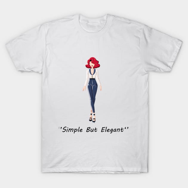 Simple but elegant T-Shirt by Gaming girly arts